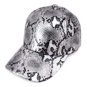 Snakeskin Metallic Cap Sun Hat